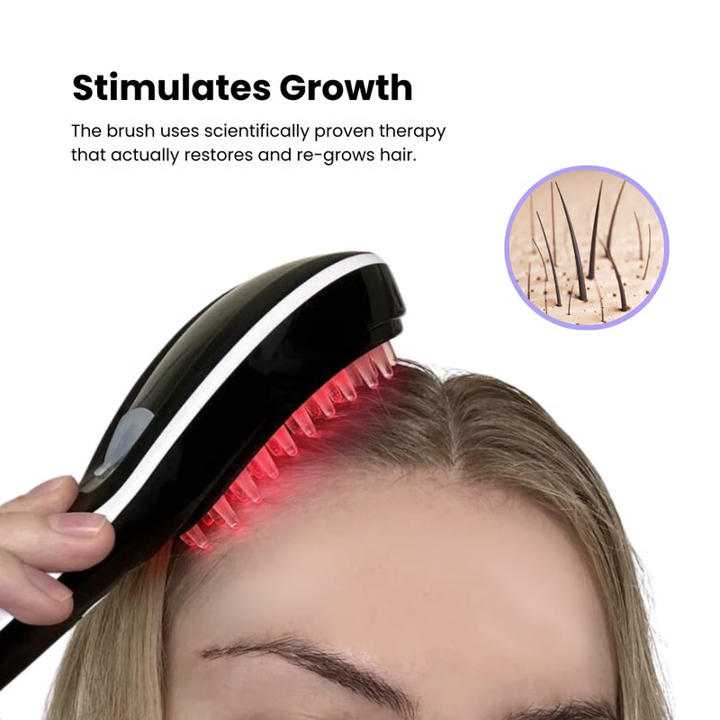 LED Hair Brush