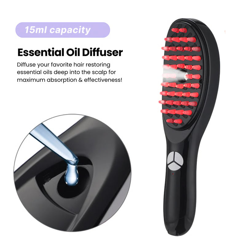 LED Hair Brush