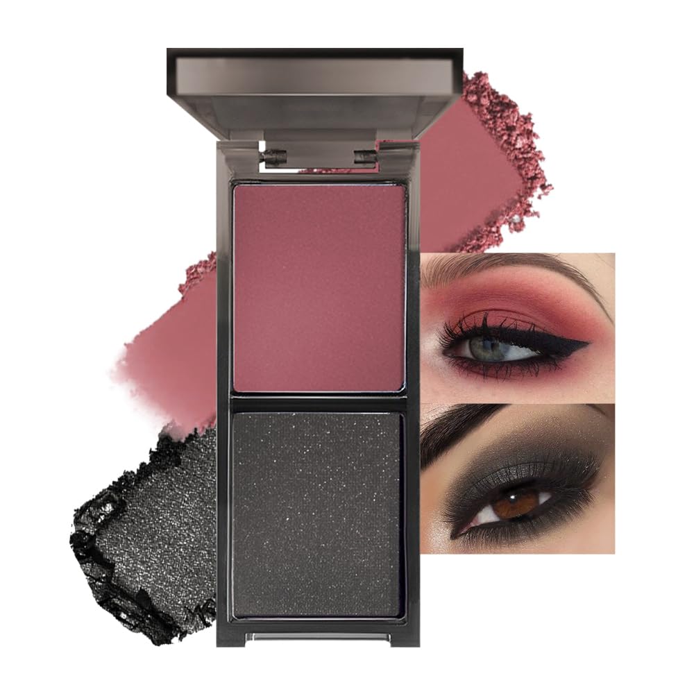 Light Pink Eyeshadow Palette,Neutral Nude Powder Eye Shadow for Older Women,Natural Long Lasting Naturing-Looking Pink Makeup Palette,Talc,Paraben Vegan & Cruelty Free