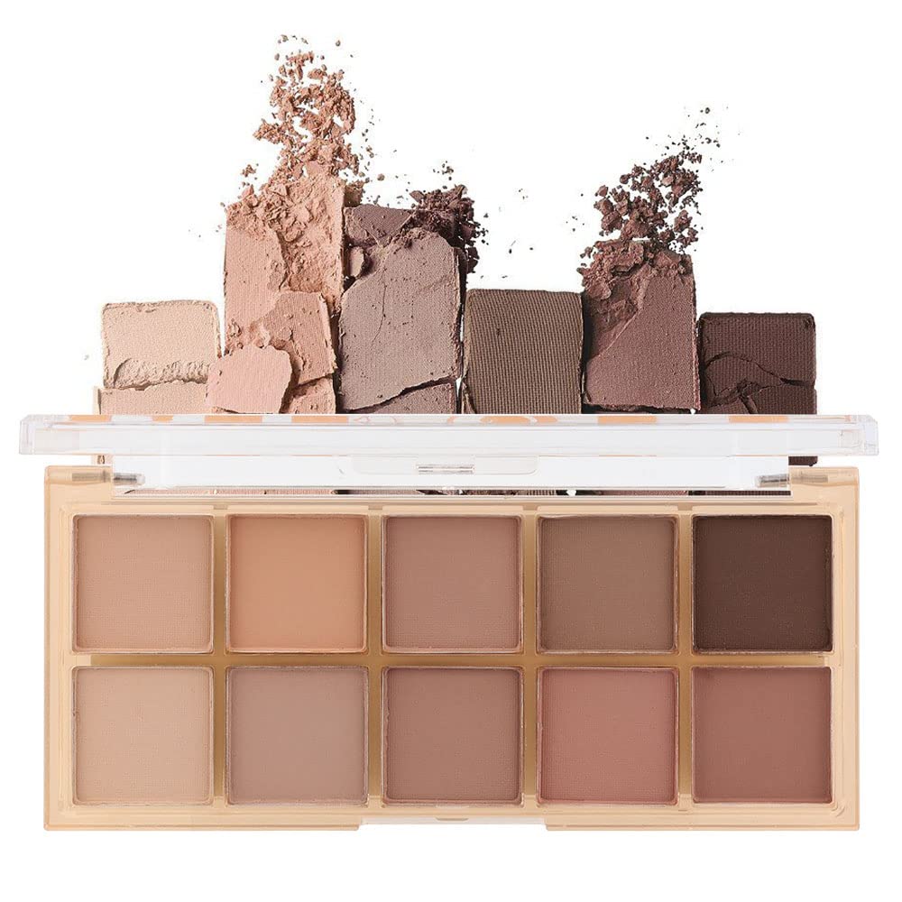 Light Pink Eyeshadow Palette,Neutral Nude Powder Eye Shadow for Older Women,Natural Long Lasting Naturing-Looking Pink Makeup Palette,Talc,Paraben Vegan & Cruelty Free