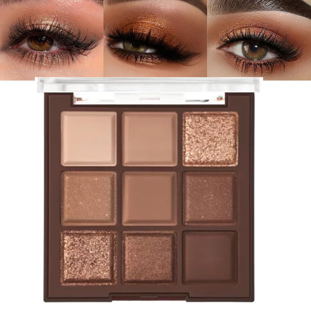 Light Pink Eyeshadow Palette,Neutral Nude Powder Eye Shadow for Older Women,Natural Long Lasting Naturing-Looking Pink Makeup Palette,Talc,Paraben Vegan & Cruelty Free