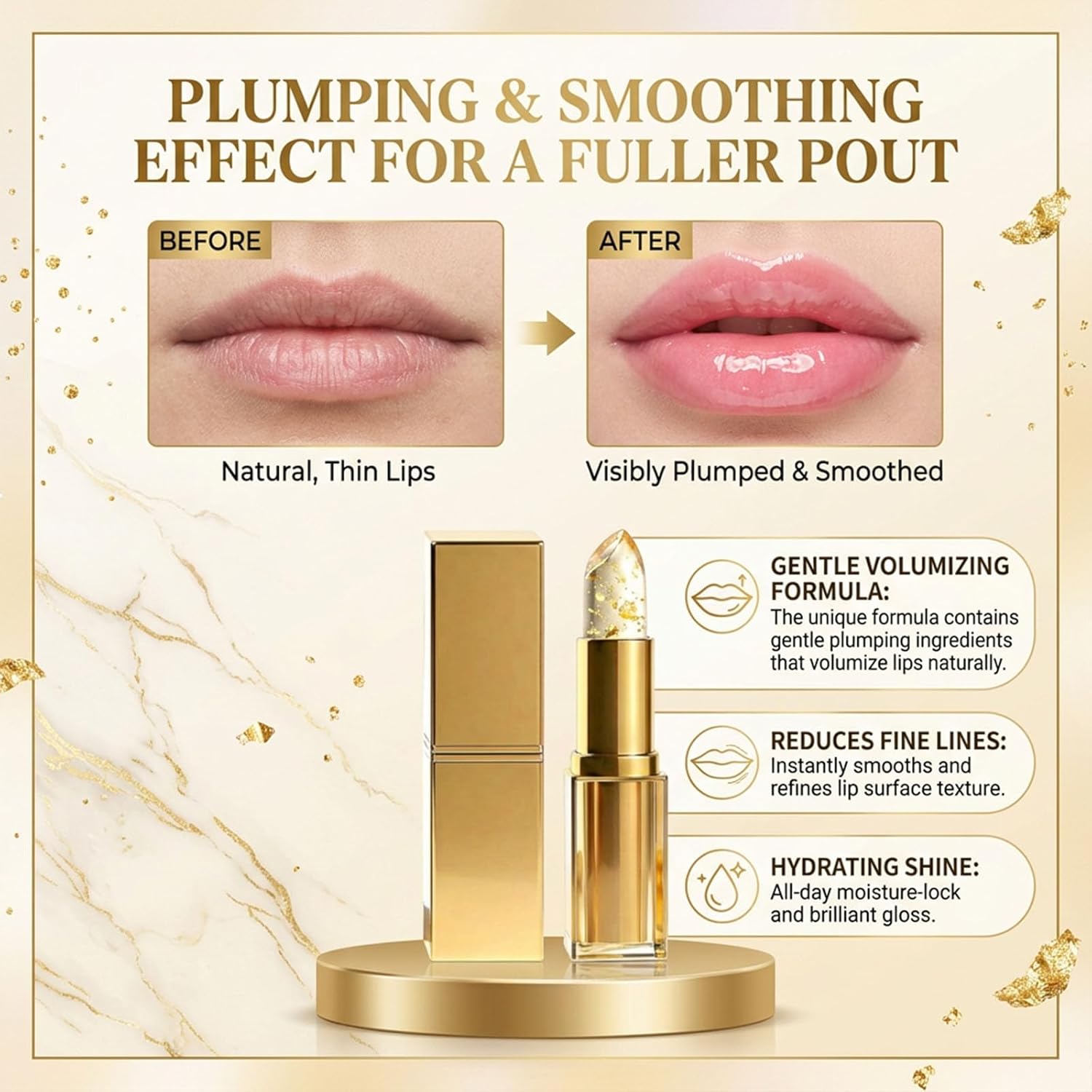 Areliaa signature Lipstick,Color Changing Lipstick, Ph Lip stick Color Changing, Long Lasting 24 Hours Moisturizing Glossy Shine Lip Gloss for Women (1)