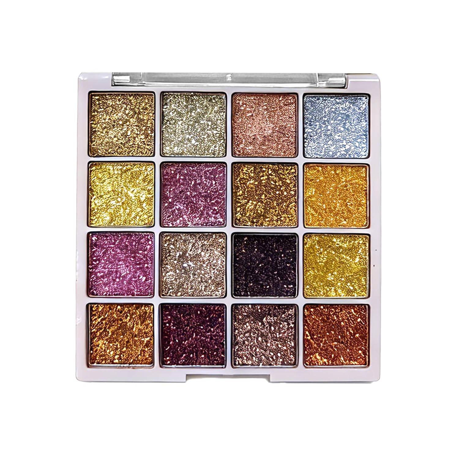 9 Colors Milk Tea Glitter Eyeshadow Palette, Matte Nude Neutral Brown Blendable Shades, Bronzer Champange Gorgeous Pearls Powder Eyeshadow, Sparkling Shimmer Daily Bright Diamond Makeup #01