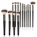 Makeup Brush Set, Premium Synthetic 14 Pcs Makeup Brushes, Travel Makeup Brush Set for Foundation, Concealer, Blush and Eyeshadow Brush